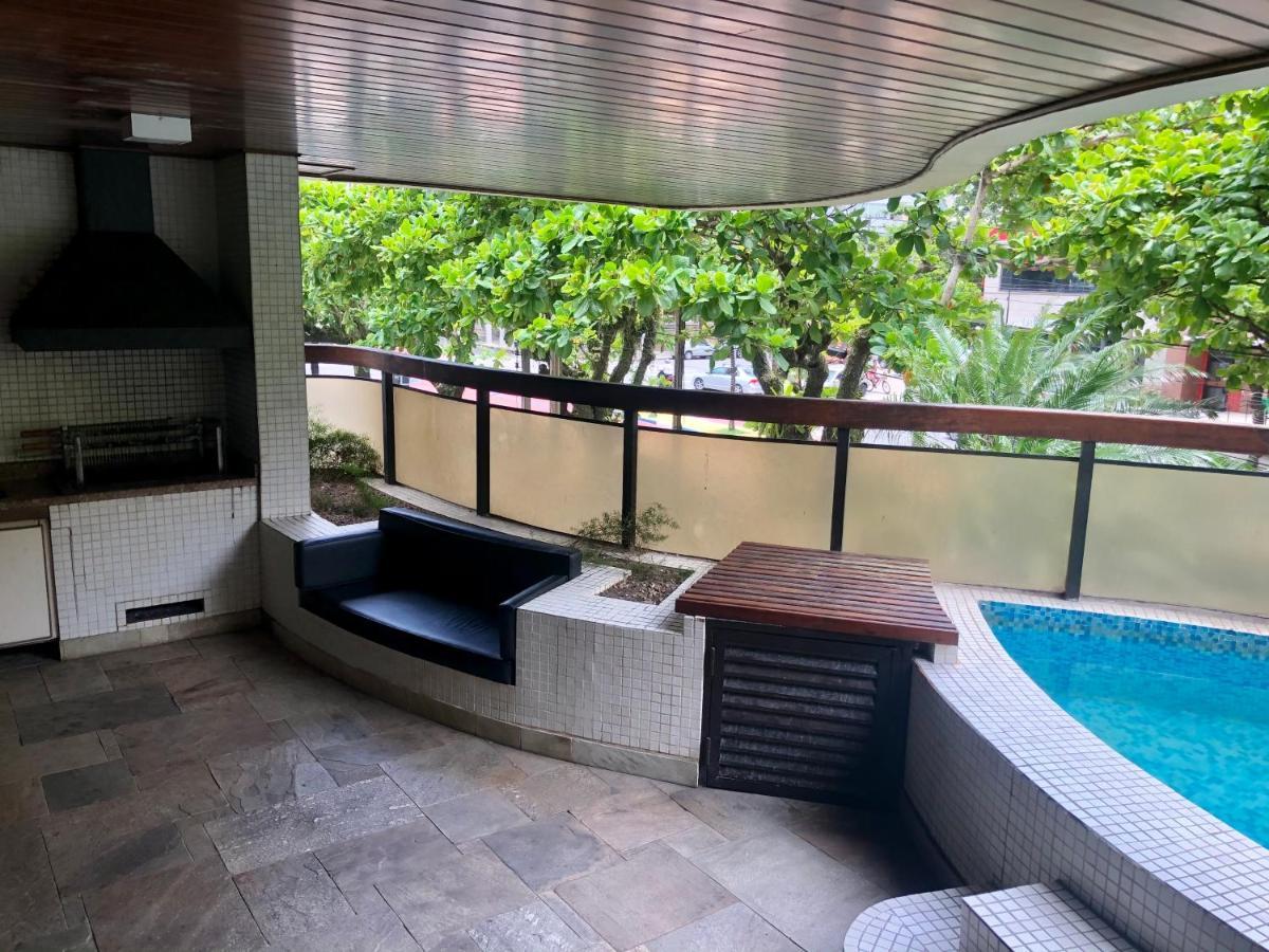 Pitangueiras Exclusivo Com Piscina Na Sacada Appartamento Guarujá Esterno foto